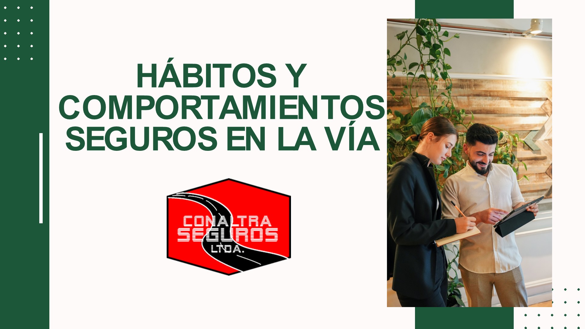 Comportamiento seguro en la via